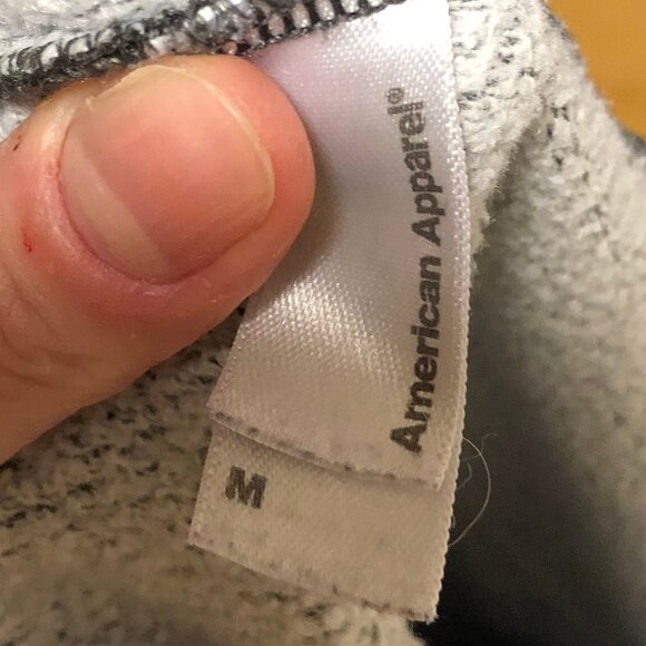 Americal Apparel Peppered Grey Sweatpants Medium - Picture 5 of 8